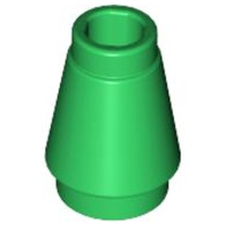 [325] ชิ้นส่วนเลโก้ Lego Part Cone 1 x 1 with Top Groove (4589b) ราคา/ชิ้น