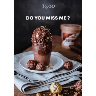 Molto ไอศกรีม เฟอร์เรโร รอชเชอร์ 16 ออนซ์ - Molto Premium Gelato - Ice cream Ferrero Rocher 16 oz.‼️4ถ้วย ส่งฟรี‼️