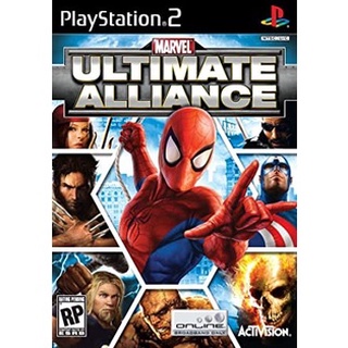 แผ่นเกมส์ Play Station2 PS2 Marvel Ultimate Alliance ( 1 DVD )