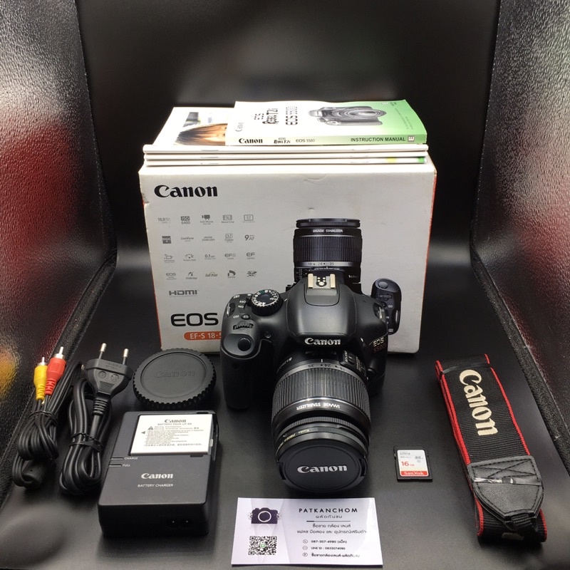 CANON EOS 550D+18-55 is (กล้องDSLR)