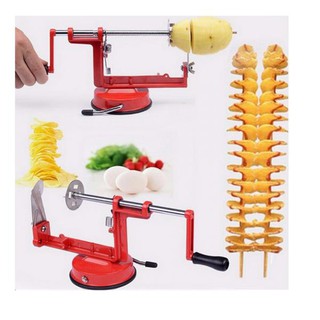 Spiral Potato Slicer เครื่องทำมันเกลียว สไลด์มันฝรั่ง ทำมันฝรั่งเกลียว เป็นแผ่น หรือเสียบไม้