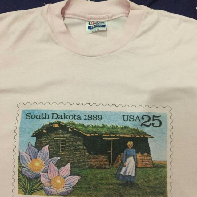 เสื้อวง เสื้อมือสองUSA South Dakota 1989