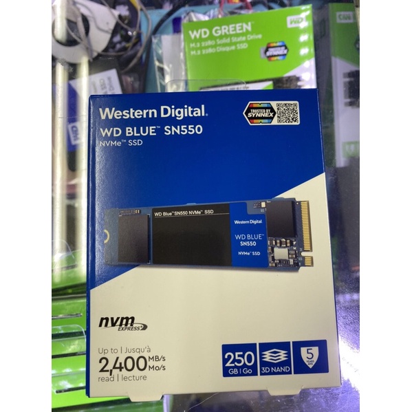 WDBLUE-SN550-/250G-SSD(ของใหม่มือ1)