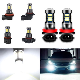 หลอดไฟตัดหมอก Canbus No Error H11 H8 LED 9006 HB4 H7 สีขาว สําหรับ BMW Toyota Skoda Ford Lada 2 ชิ้น