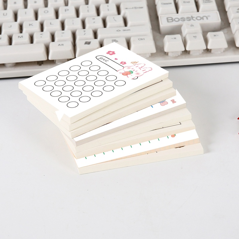 กระดาษโน้ต ลายผลไม้ ฉีกได้ ไม่เหนียวติด