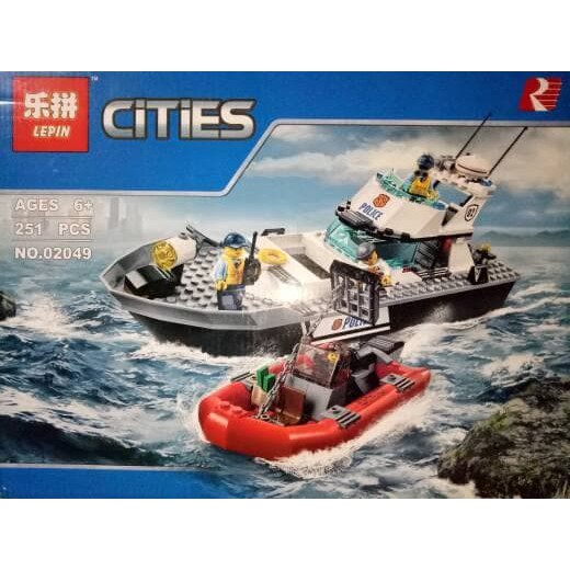 เลโก้ ซิตี้ Cities เรือตำรวจ Lepin02049