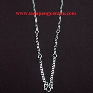 สร้อยแบนสแตนเลสเบอร์ 18-26 นิ้ว 5 องค์ Flat stainless necklaces no: 18-26 inches 5 rings