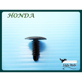 HONDA CLIP LOCK, END THE BACK of THE CAR "BLACK" (THREADED) TRUNK LID CLIP (1 PC.)  / กิ๊บล๊อกฝากระโปรงท้าย รถยนต์ฮอนด้า