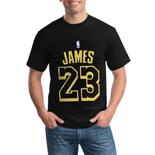 เสื้อยืดคอกลม พิมพ์ลาย Lebron James Lakers หลายสี สําหรับผู้ชาย