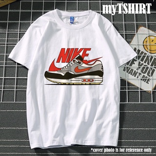 NIKE NBA เสื้อยืดจอร์แดน ฮิปฮอป แร็พ แขนสั้น ไฮสตรีท เรโทร คอกลม สั้น NIKE เสื้อยืดผู้ชาย k1G