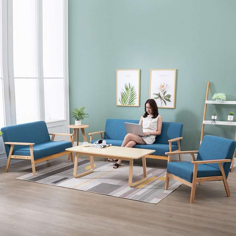 (3DDD9NTB ลดทันที 80.-) โซฟาสไตน์นอร์ดิก เเข็งเร็ง ทนทาน มินิมอลน่ารัก มี 1/2/3 ที่นั่ง หลายสีให้เลื