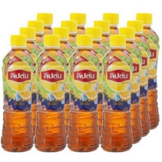 ลิปตัน ชาเลมอน รสมะนาว ขนาด 320 มลต่อขวด แพ็คละ12ขวด+++Lipton Lemon Tea 320ml/bottle 12bottle/pack++