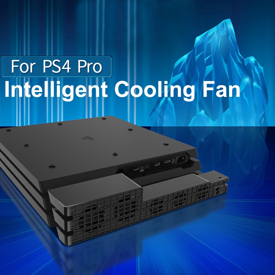 Sony Playstation 4 Pro พัดลมระบายความร้อน 5 พัดลมควบคุมอุณหภูมิอัจฉริยะสําหรับ Ps4 Pro