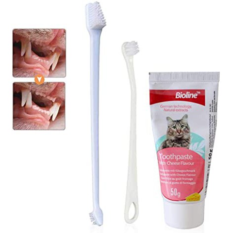ยาสีฟันสุนัข ยาสีฟันแมว สเปรย์ระงับกลิ่นปาก Bioline / Trixie ลดหินปูนสะสม ยับยั้งแบคทีเรีย ในช่องปากสุนัขและแมว