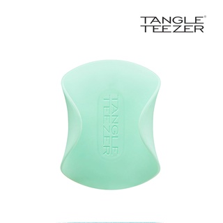 TANGLE TEEZER หวี แทงเกิ้ล ทีเซอร์ SCALP EXFOLIATOR &amp; MASSAGER 2-IN-1 BRUSH MINT GREEN