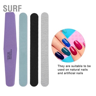 Surf ชุดเครื่องมือฟองน้ําขัดเล็บมืออาชีพสําหรับทําเล็บ 8 ชิ้น