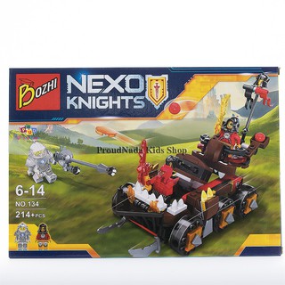 ProudNada Toys ของเล่นเด็กชุดตัวต่อเลโก้อัศวิน BOZHI NEXO KNIGHTS 214 PCS 134