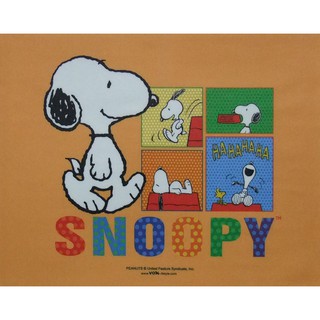 สติ๊กเกอร์ติดโน๊ตบุ๊ค สีส้ม snoopy SP10-A101  "ขนาด 12 - 15 นิ้ว"