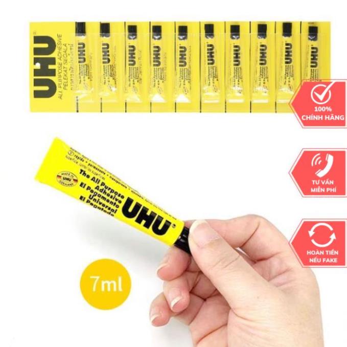 UHU กาวติดผ้าอเนกประสงค์ 7ml - UHU โปร่งใส แห้งเร็ว ยืดหยุ่น