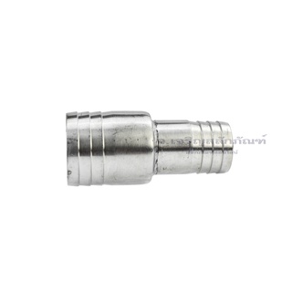 ข้อต่อหางไหล ข้อต่อเสียบสายสแตนเลส ข้อต่อตรงเสียบสายแบบลด หางปลาไหล Stainless Steel Tube Reducing Connector