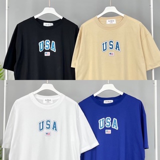 เสื้อทรงโอเวอร์ไซส์ลาย USA