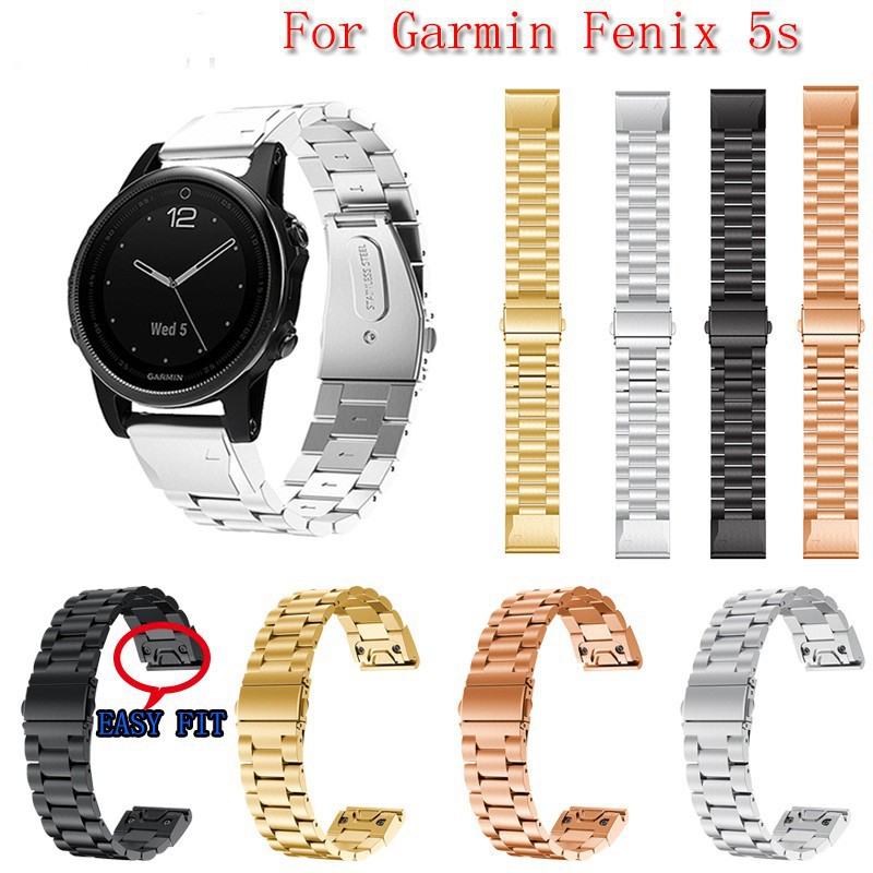 Garmin Fenix 5S GPS สายนาฬิกาข้อมือสแตนเลส สําหรับเปลี่ยน