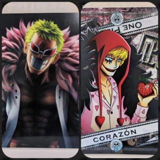 💗🖤 แฟ้ม A4 งานจับฉลาก ลิขสิทธิ์แท้ ลาย โดฟลามิงโก้ &amp; โคราซอน วันพีช - Onepiece Doflamingo !!