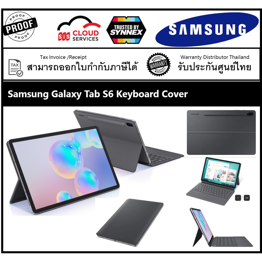 Samsung Galaxy Tab S6 Book Cover Keyboard