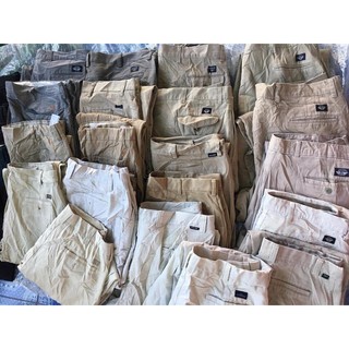 สินค้าพร้อมจัดส่ง กางเกงเวสปอยผ้าดีมาก กางเกงขากระบอก กางเกงทรงลุง สินค้ามือ2สภาพใหม่มาก คละสีคละไซต์ เอว32-40 ราคาถูกมา