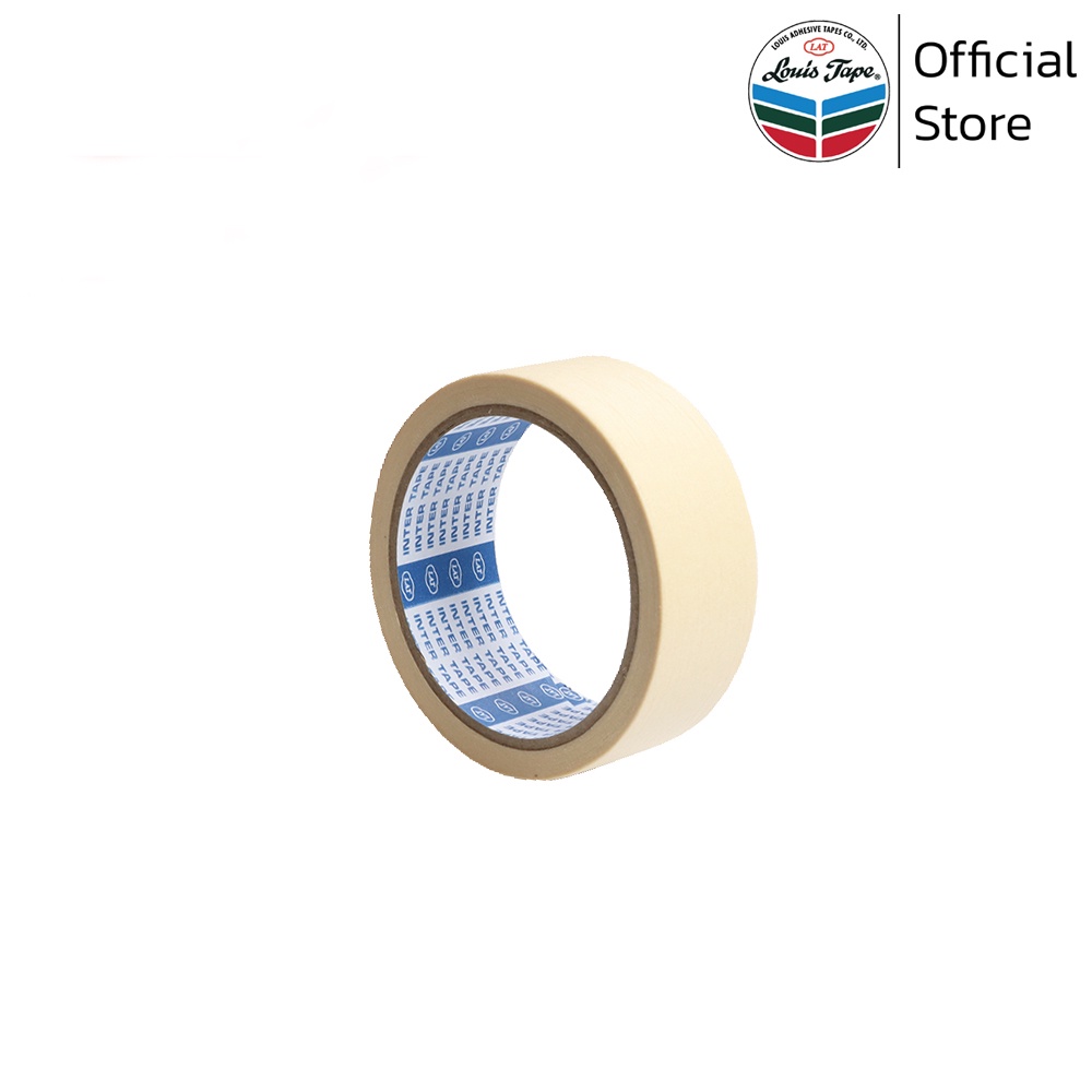 INTER TAPE เทปกาว กระดาษกาวย่น 1 1/2 นิ้ว x 20 หลา (48 ม้วน/ลัง) - รูปที่ 2