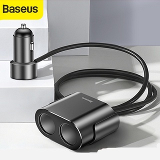 Baseus อะแดปเตอร์ที่จุดบุหรี่ในรถยนต์ 3.1A 100W Dual USB 80W