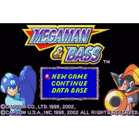 ตลับ GBA Mega Man & Bass ตลับผลิตใหม่ ระบบ เซฟ ไอซี ไม่ใช้ถ่าน
