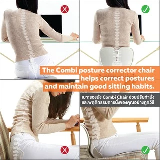 Ergotrend เบาะรองนั่งปรับท่านั่งรุ่นคอมบิ Combi-Chair Sitting Posture Support