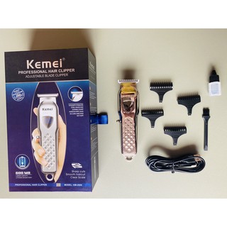 Kemei Professional hair clipper ปัตตาเลี่ยนตัดผมไร้สาย ชาร์จไฟ รุ่น KM-2004