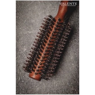VALENTE หวี แปรง ไดร์ กลม ลายตรง4 ขนาด