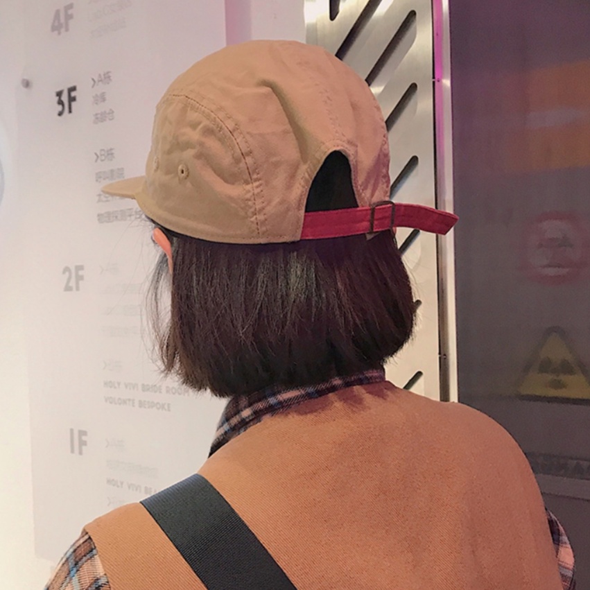 ใหม่ topi lelaki หมวก 5 แผงคุณภาพดี หมวกห้าแผง หมวก Snapback หมวกปรับได้ หมวกแฟชั่นผู้ชายและผู้หญิง - รูปที่ 4