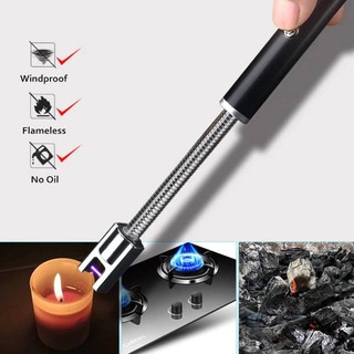 🔥ไฟแช็คไฟฟ้า ไฟแช็กไฟฟ้า ไฟแช็กชาร์จแบบพกพาไม่มีเปลวไฟ Cigarette Lighter Windproof Rechargeable Flameless Lighter