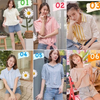 ลดล้างสต็อค เสื้อเชิ้ตสวยๆ เสื้อราคาถูก งานป้าย มีให้เลือก14แบบ งานป้าย
