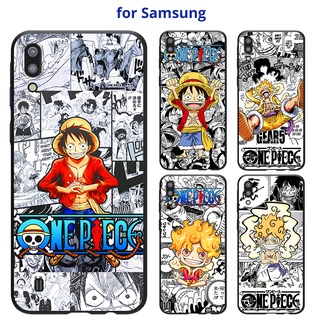 เคส SAMSUNG A24 A14 A34 A54 5G A11 M11 4G 5G A51 A30 A20 A71 A70 A70SS A70 A70S โทรศัพท์มือถือ ลายการ์ตูนลูฟี่ สำหรับ