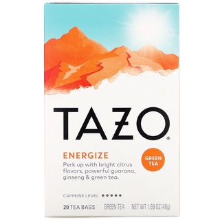 [แยกซอง/ยกกล่อง] Tazo Teas, Energize, Green Tea