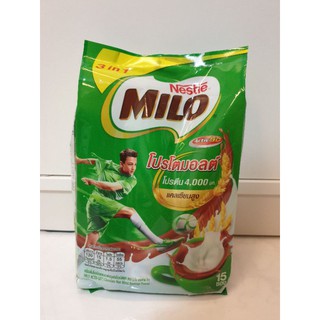 ไมโล(MILO)Nestleโปรโตมอลต์3in1ขนาด15ซอง