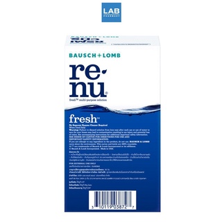 Bausch&amp;Lomb Renu Fresh multi-purpose solution 120 ml. - รีนิว เฟรช ผลิตภัณฑ์ทำความสะอาดคอนแทคเลนส์ 120 มล. 1 ขวด