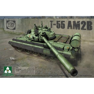 พลาสติก โมเดล ประกอบ TAKOM สเกล 1/35 DDR Medium Tank T-55 AM2B