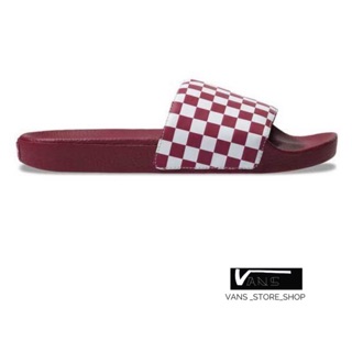 รองเท้าแตะVANS SLIDE ON CHECKERBOARD RUMBA RED สินค้ามีประกันแท้