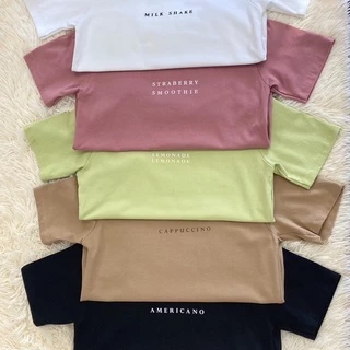 Jarika.shop - เสื้อยืด Coffee Minimal (งานป้าย Jarika ) ( ข76 )