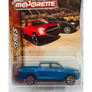 Majorette Toyota Hilux Revo - Blue Color /Wheels D5S /scale 1/58 (3 inches) Long Package