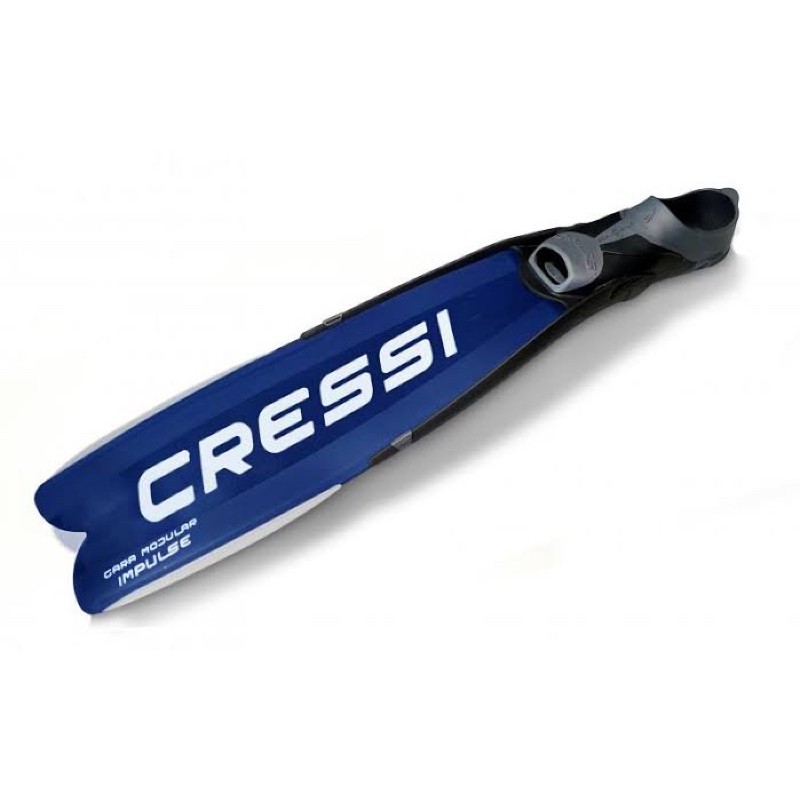 Cressi GARA MODULAR IMPULSE freediving fins Blue ฟินสำหรับฟรีไดฟ์วิ่ง