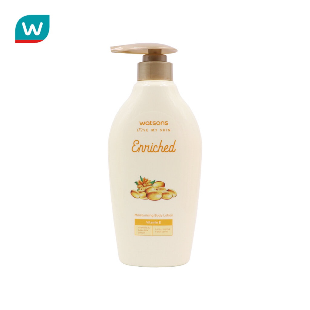 Watsons วัตสันเอนริชวิตามินอีมอยซ์เจอไรซิ่งบอดี้โลชั่น 400มล.