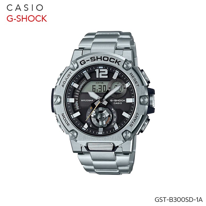 นาฬิกาข้อมือ Casio G-shock GST- B300 Series GST-B300D-1A | G-STEEL | G-SHOCK | นาฬิกา | CASIO