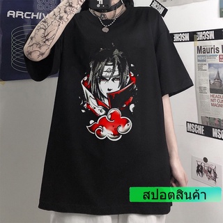 X11 เสื้อยืดคอกลม พิมพ์ลายนารูโตะ อิทาจิ สไตล์ฮาราจูกุ แฟชั่นฤดูร้อน สําหรับคู่รัก